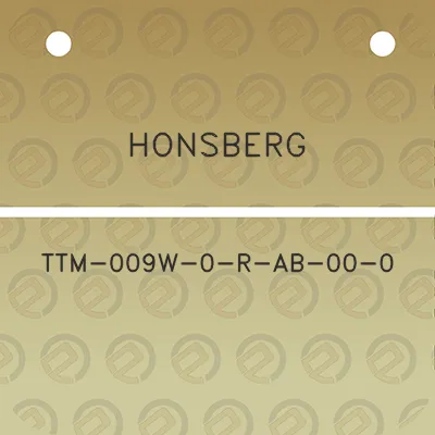 honsberg-ttm-009w-0-r-ab-00-0