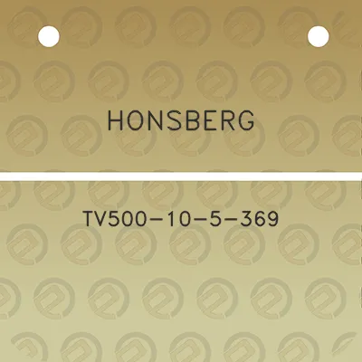 honsberg-tv500-10-5-369