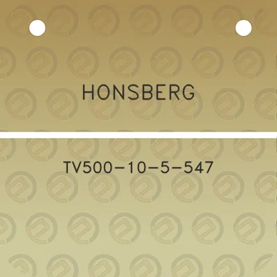 honsberg-tv500-10-5-547