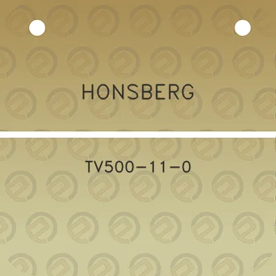 honsberg-tv500-11-0