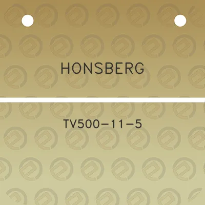 honsberg-tv500-11-5