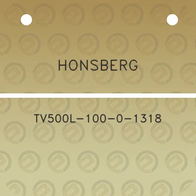 honsberg-tv500l-100-0-1318