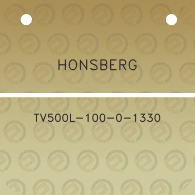 honsberg-tv500l-100-0-1330