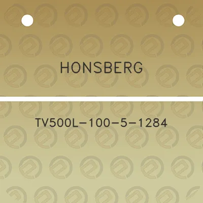 honsberg-tv500l-100-5-1284