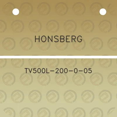 honsberg-tv500l-200-0-05