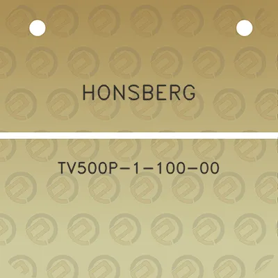 honsberg-tv500p-1-100-00