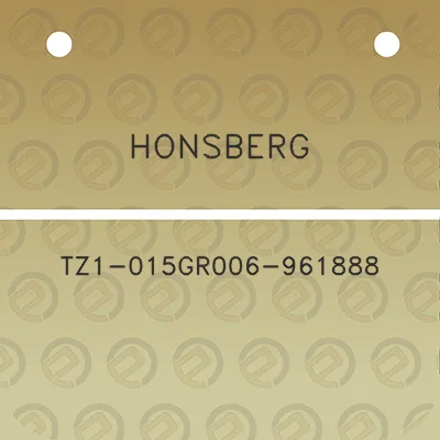 honsberg-tz1-015gr006-961888