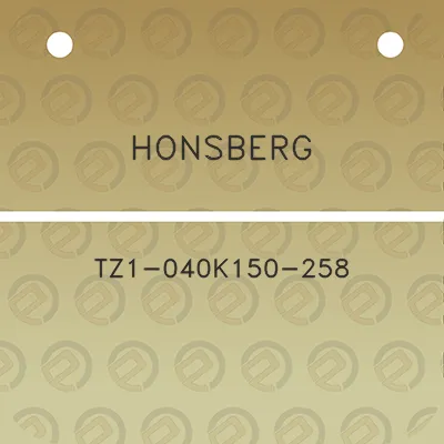 honsberg-tz1-040k150-258