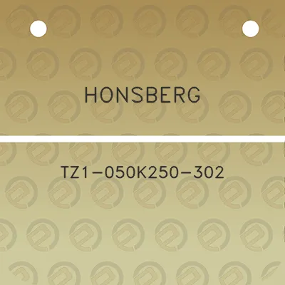 honsberg-tz1-050k250-302