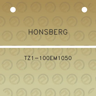 honsberg-tz1-100em1050