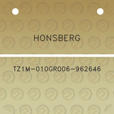 honsberg-tz1m-010gr006-962646