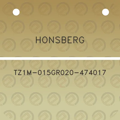 honsberg-tz1m-015gr020-474017