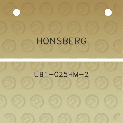 honsberg-ub1-025hm-2