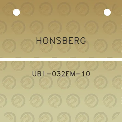 honsberg-ub1-032em-10