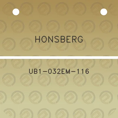 honsberg-ub1-032em-116