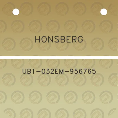 honsberg-ub1-032em-956765