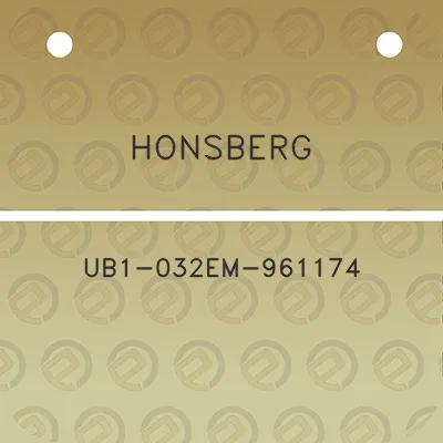 honsberg-ub1-032em-961174