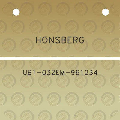 honsberg-ub1-032em-961234