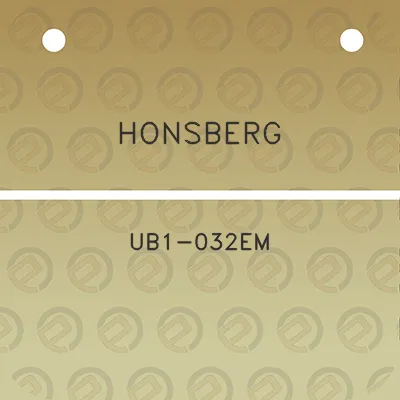 honsberg-ub1-032em