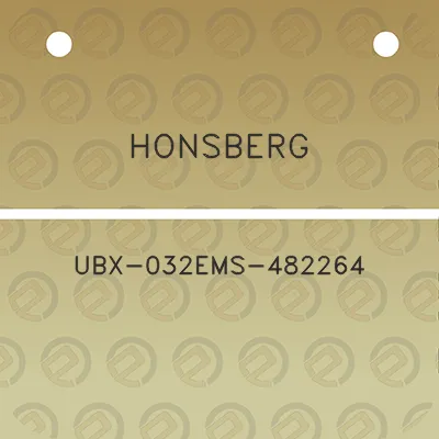 honsberg-ubx-032ems-482264