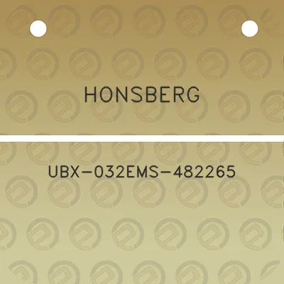 honsberg-ubx-032ems-482265