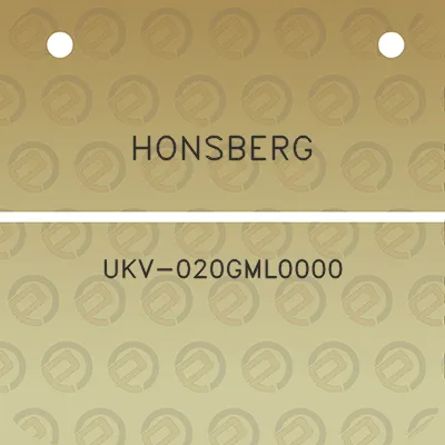 honsberg-ukv-020gml0000