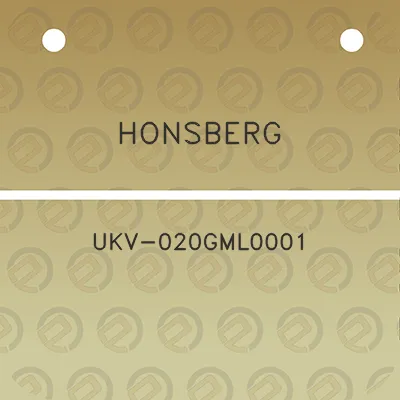 honsberg-ukv-020gml0001