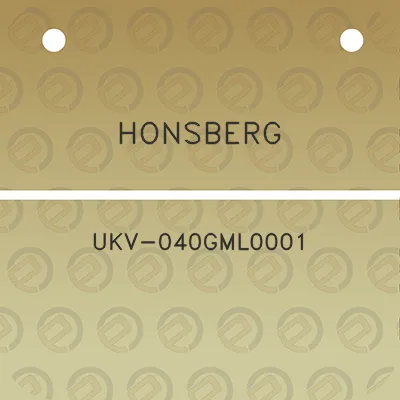 honsberg-ukv-040gml0001