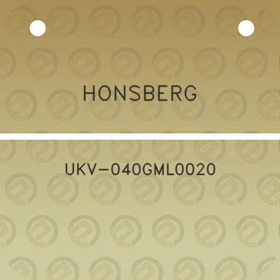 honsberg-ukv-040gml0020