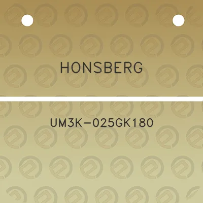 honsberg-um3k-025gk180