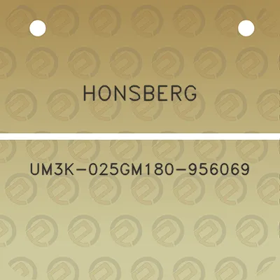 honsberg-um3k-025gm180-956069