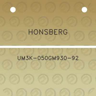 honsberg-um3k-050gm930-92