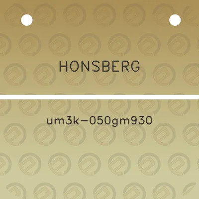 honsberg-um3k-050gm930