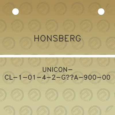 honsberg-unicon-cl-1-01-4-2-g34a-900-00