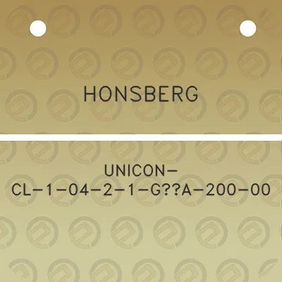 honsberg-unicon-cl-1-04-2-1-g34a-200-00