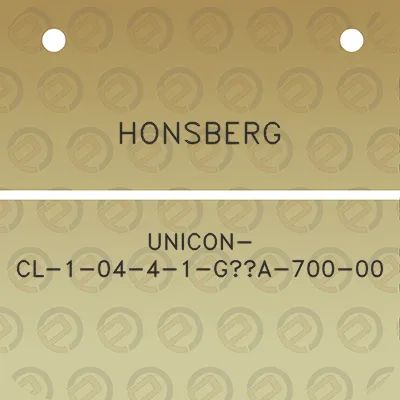 honsberg-unicon-cl-1-04-4-1-g34a-700-00