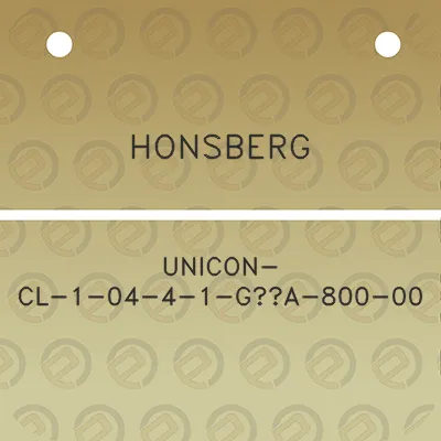 honsberg-unicon-cl-1-04-4-1-g34a-800-00