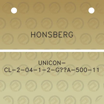 honsberg-unicon-cl-2-04-1-2-g34a-500-11