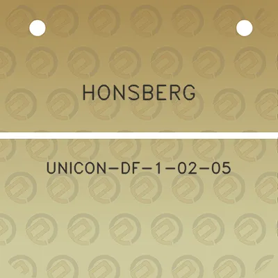 honsberg-unicon-df-1-02-05