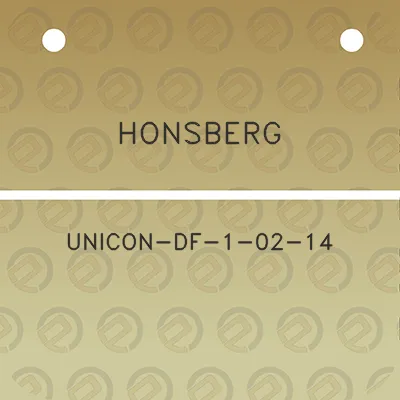 honsberg-unicon-df-1-02-14