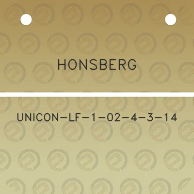 honsberg-unicon-lf-1-02-4-3-14