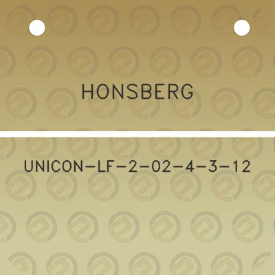 honsberg-unicon-lf-2-02-4-3-12