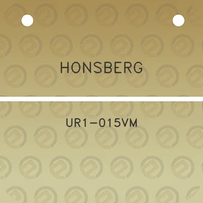 honsberg-ur1-015vm