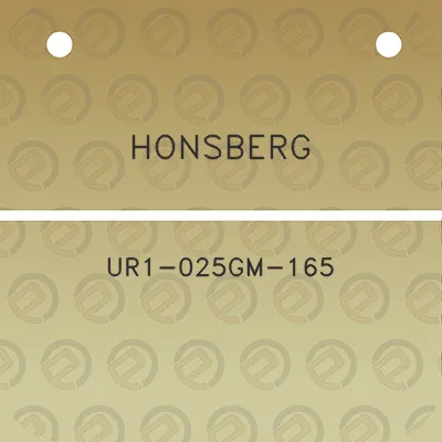 honsberg-ur1-025gm-165