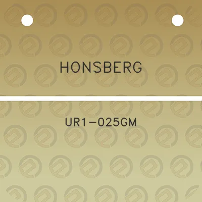 honsberg-ur1-025gm