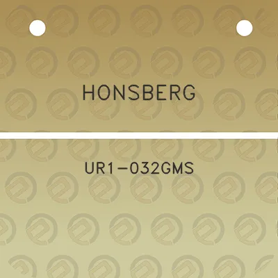 honsberg-ur1-032gms