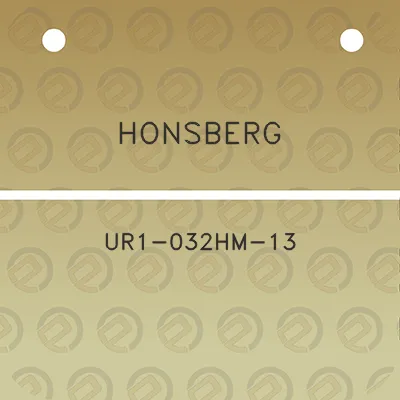 honsberg-ur1-032hm-13