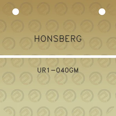 honsberg-ur1-040gm