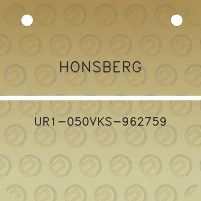 honsberg-ur1-050vks-962759