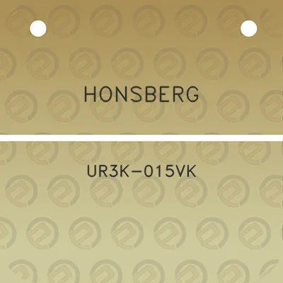 honsberg-ur3k-015vk